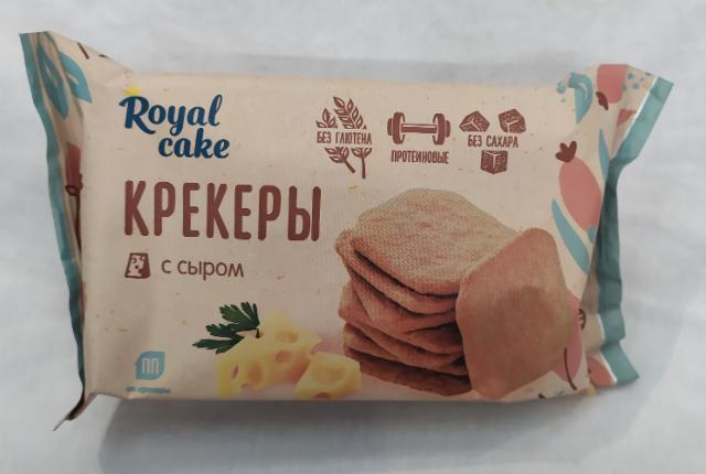 Фото - Royal Cake крекеры с сыром, без сахара, протеиновые