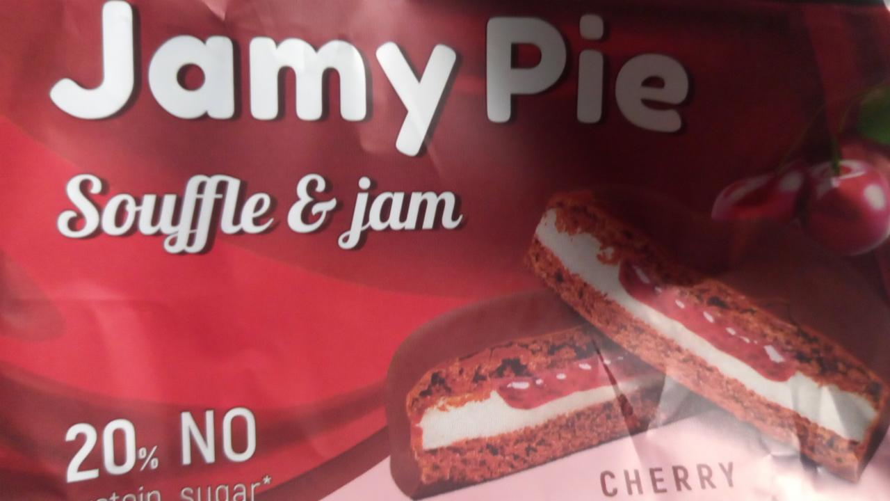 Фото - Изделие кондитерское протеиновое jamy pie с вишней ё батон