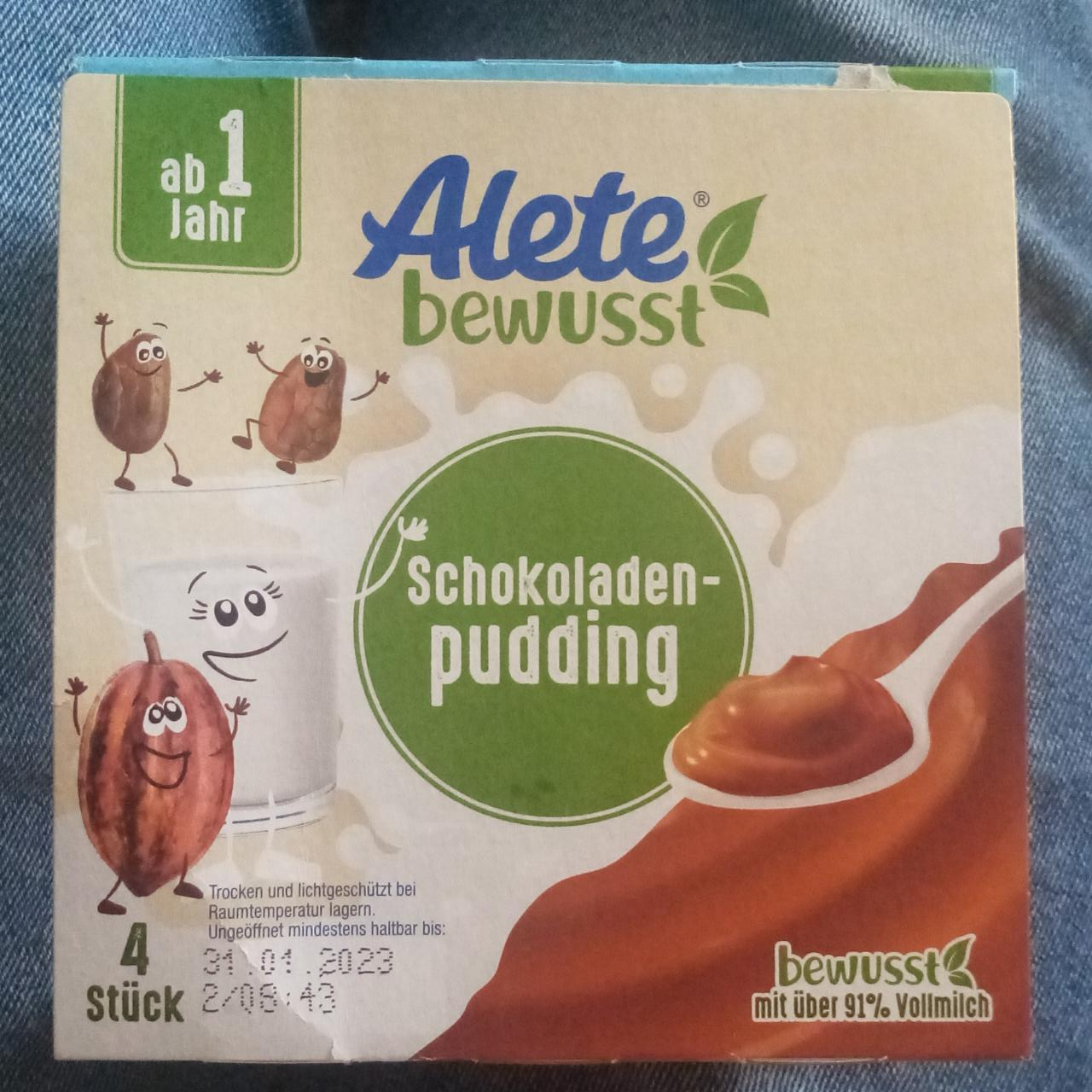 Фото - Пудинг шоколадный Pudding Schoko Alete