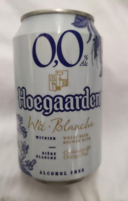 Фото - Пиво безалкогольное нефильтрованное Wit blanche Hoegaarden