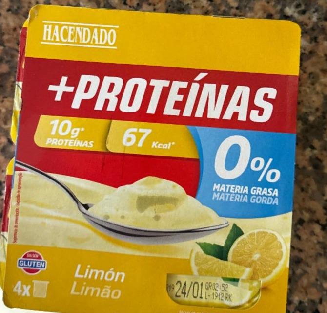 Фото - Протеиновый лимонный йогурт Hacendado