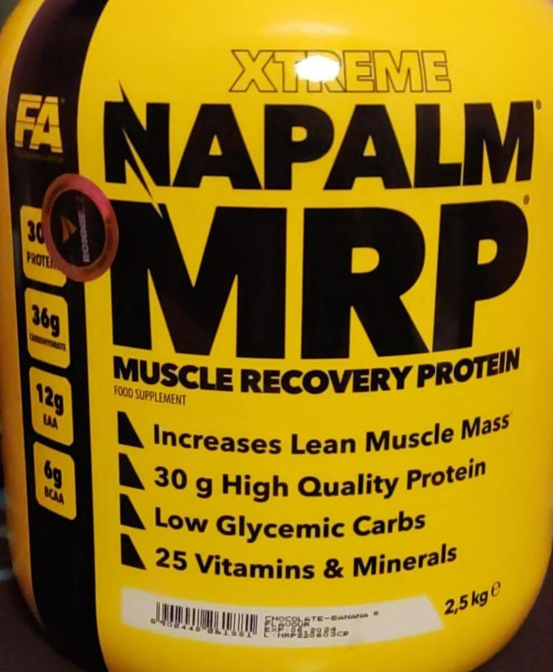 Фото - Протеин со вкусом клубники Muscle Recovery Protein Napalm MRP Xtreme Fitness Authority