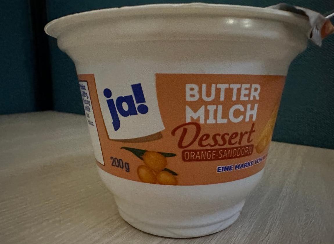 Фото - Butter Milch Dessert Orange-Sanddorn Ja!