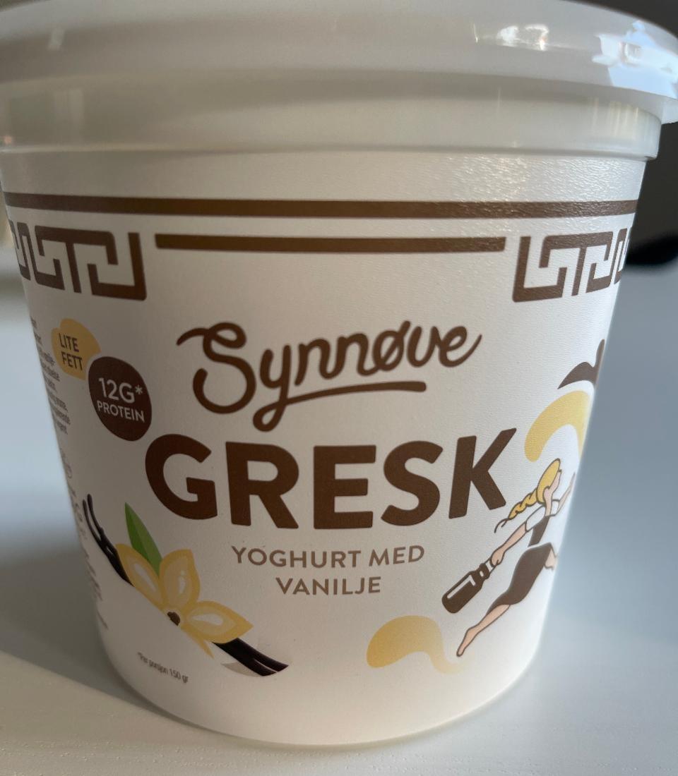 Фото - Gresk yoghurt med vanilje Synnøve