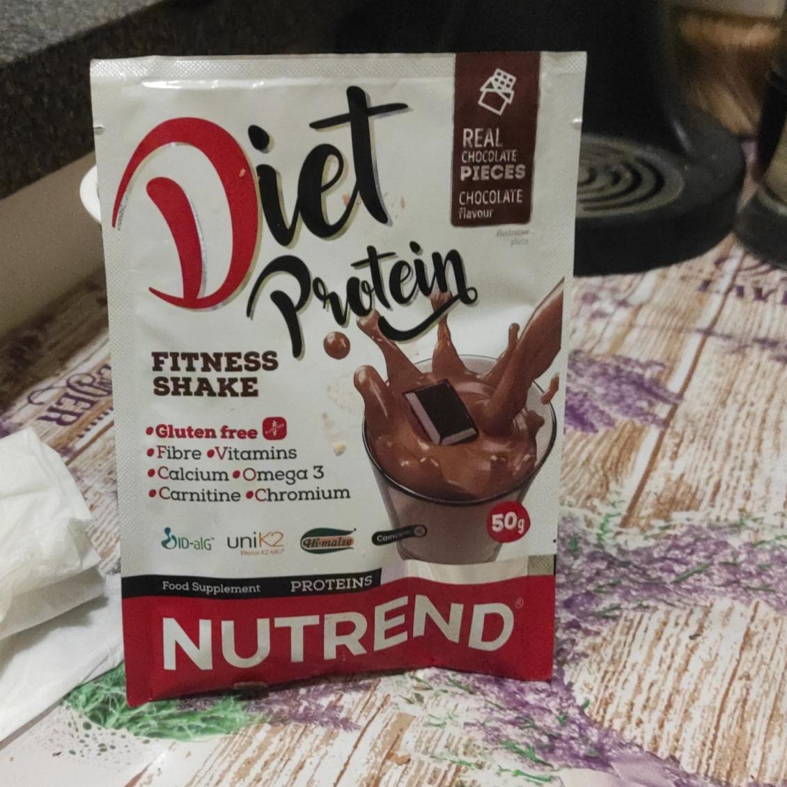 Фото - Diet protein fitness shake chocolate (čokoláda) Nutrend