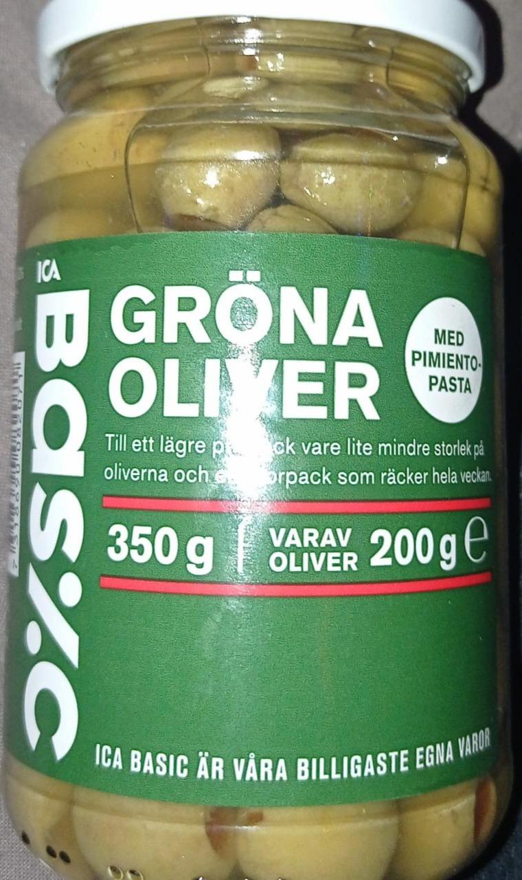 Фото - Basic gröna oliver med pimiento-pasta ICA
