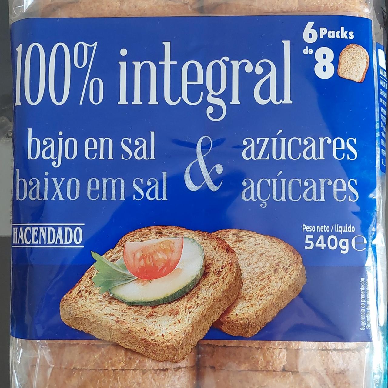 Фото - Хлеб тостовый подсушенный Hacendado