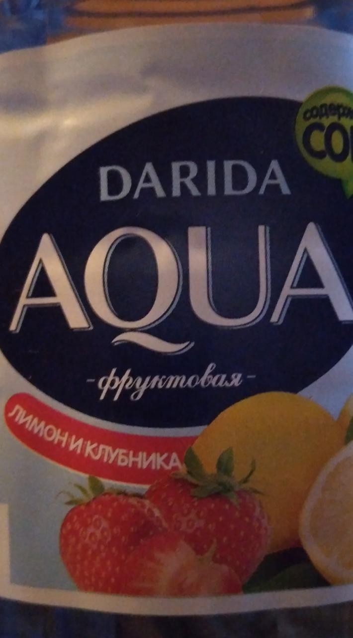 Фото - Напиток негазированный с ароматом клубники и лимона Darida
