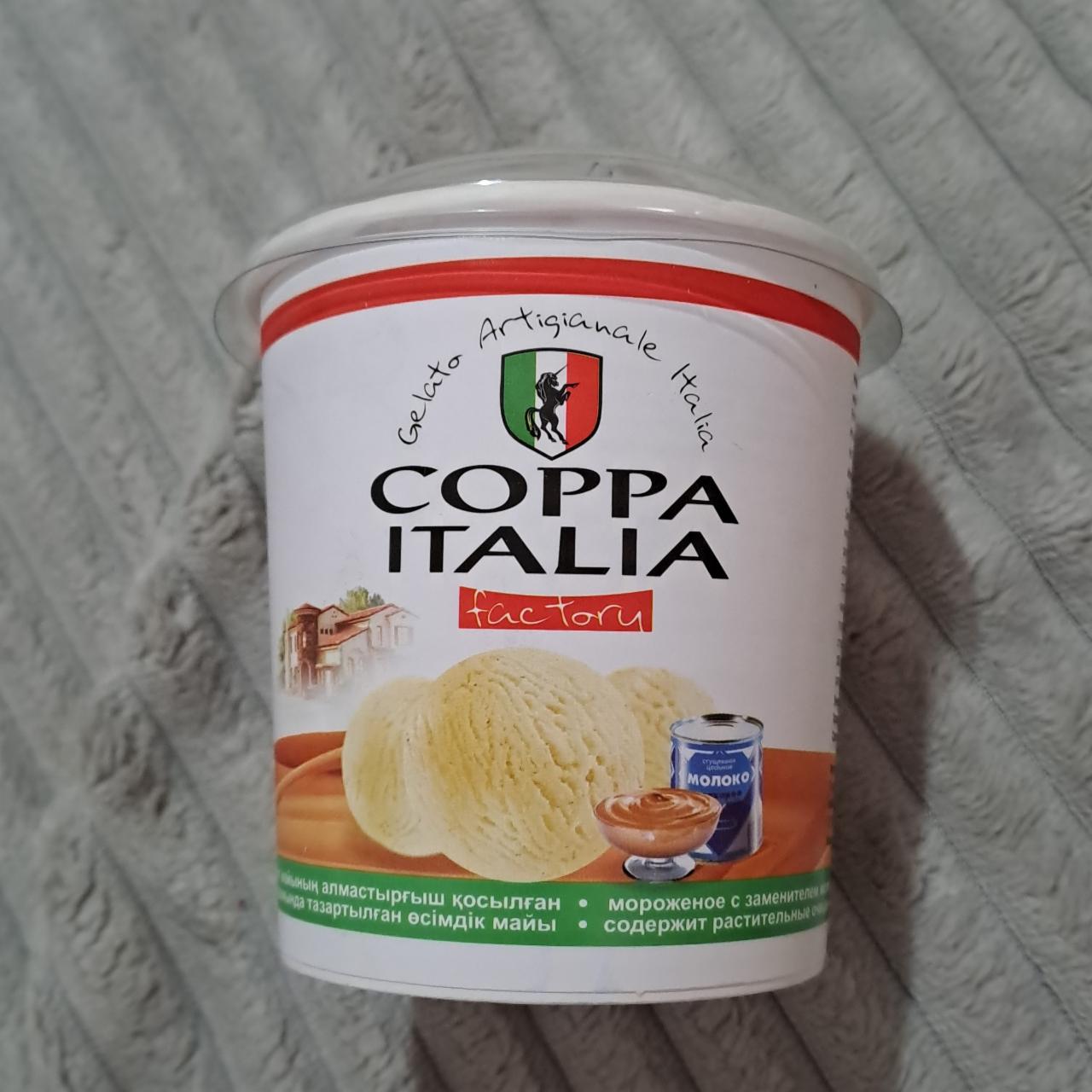Фото - Мороженое сгущенное молоко Coppa Italia Молочный Завод Солнечный