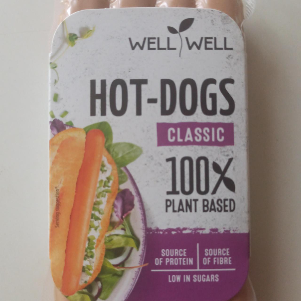 Фото - Сосиски веганские Hot-dogs classic Well Well