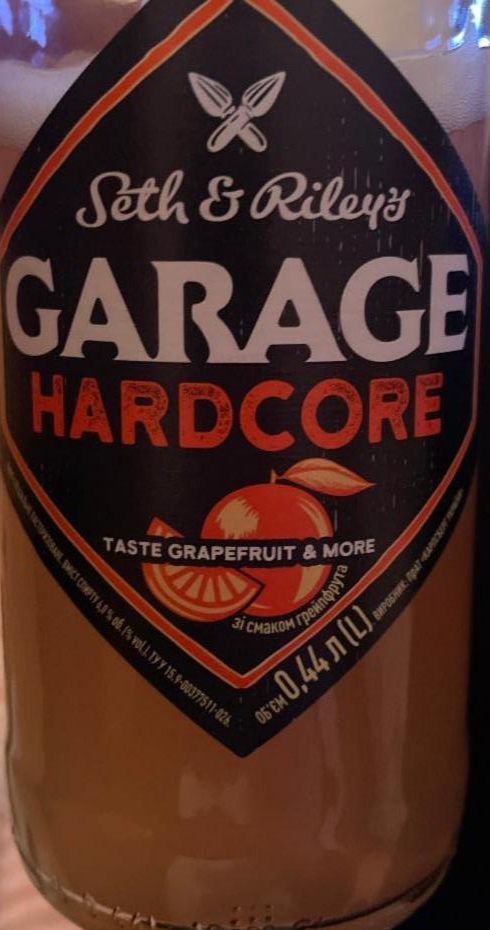 Фото - Пиво спеціальне 6% пастеризоване Grapefruit&More Seth&Riley's Garage