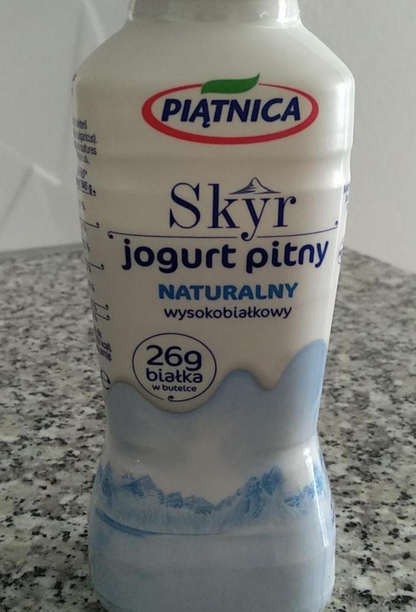 Фото - Йогурт питьевой натуральный высокобелковый Skyr Piątnica