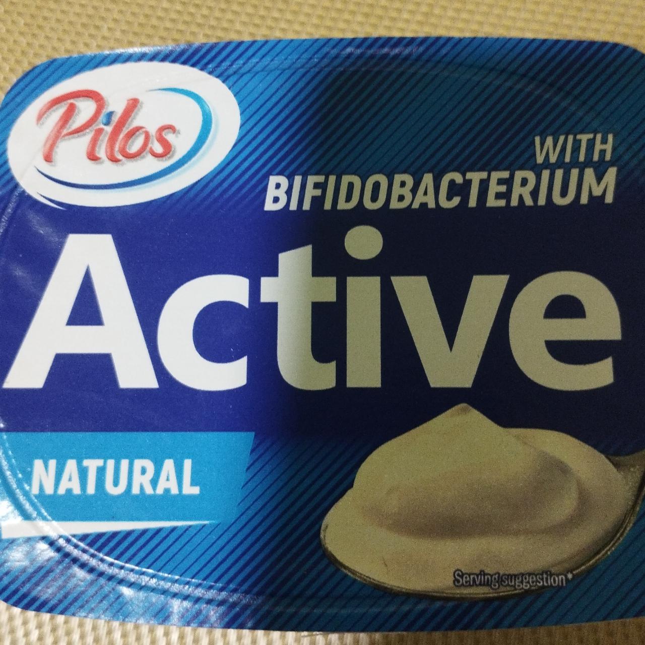 Фото - Йогурт белый с бифидобактериями Active Bifidobacterium Pilos