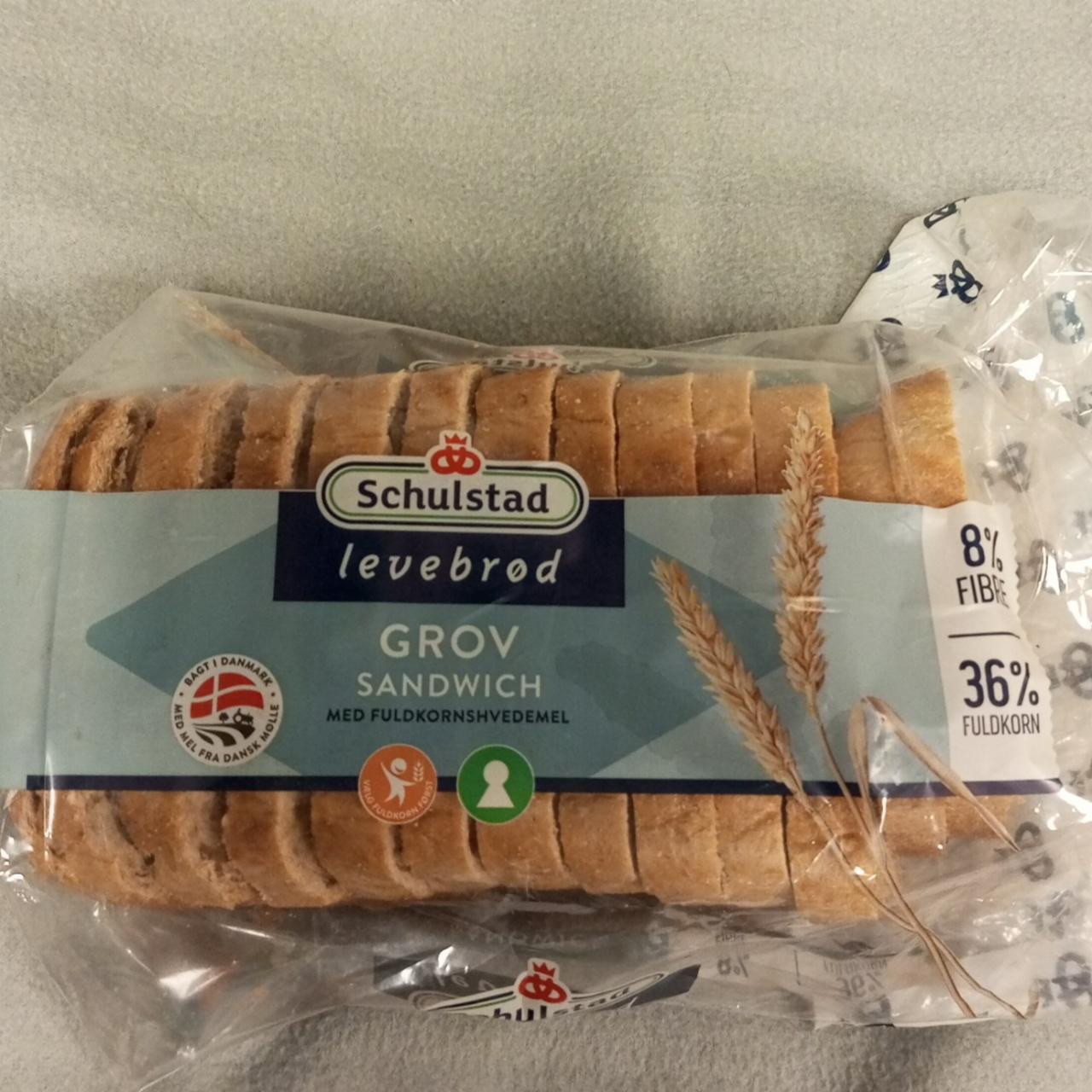 Фото - Тост цельнозерновой Grov sandwich Schulstad