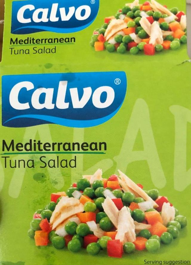Фото - средиземноморский салат с тунцем Mediterranean tuna salad Calvo Кальво