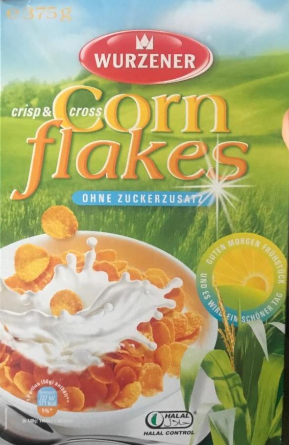 Фото - хлопья кукурузные corn flakes ohne zuckerzusatz Wurzener