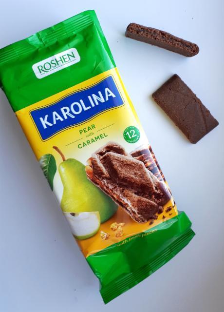 Фото - сдобное печенье Karolina с грушей и карамелью Roshen