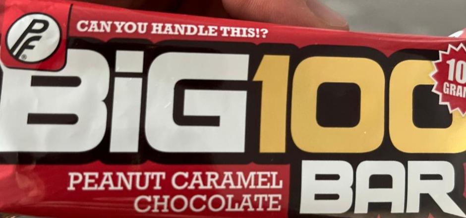 Фото - протиеновый батончик арахис-карамель-шоколад Big 100 Bar PF