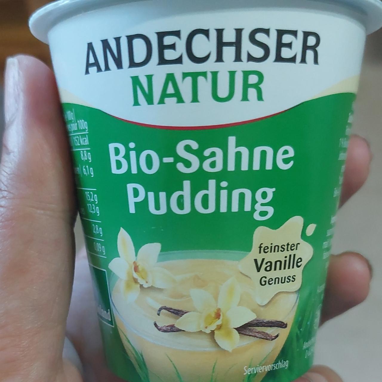 Фото - Bio sahne Pudding vanilla Andechser Natur
