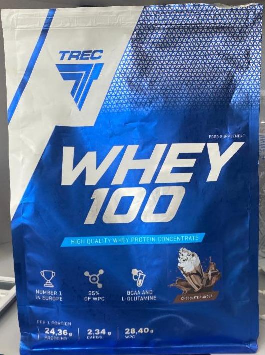Фото - Протеин шоколадный Whey 100 Trec Nutrition