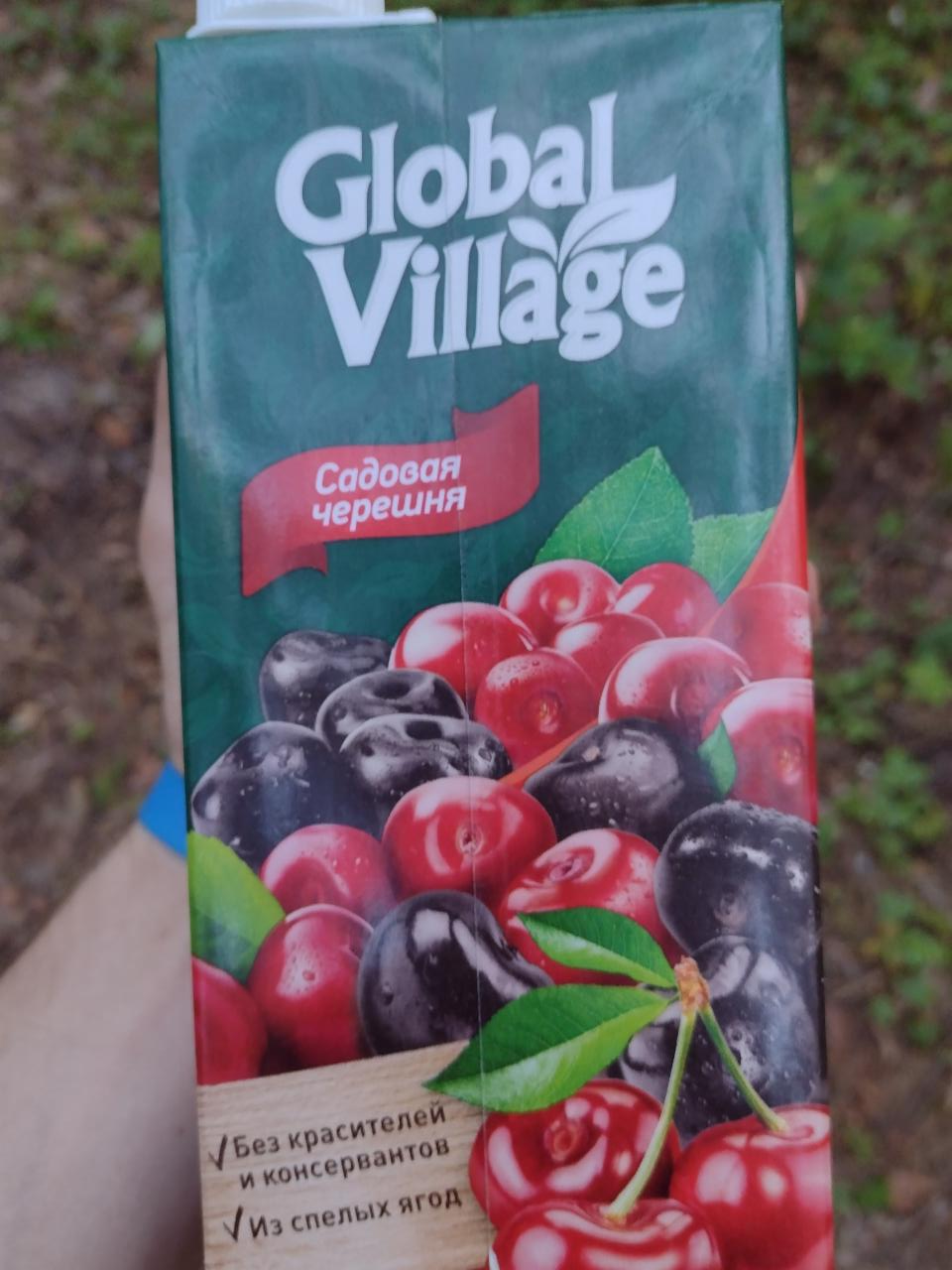 Фото - сок садовая черешня Global village