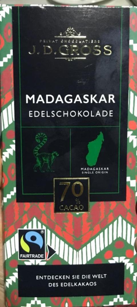 Фото - Шоколад Горький Madagascar J. D. Gross
