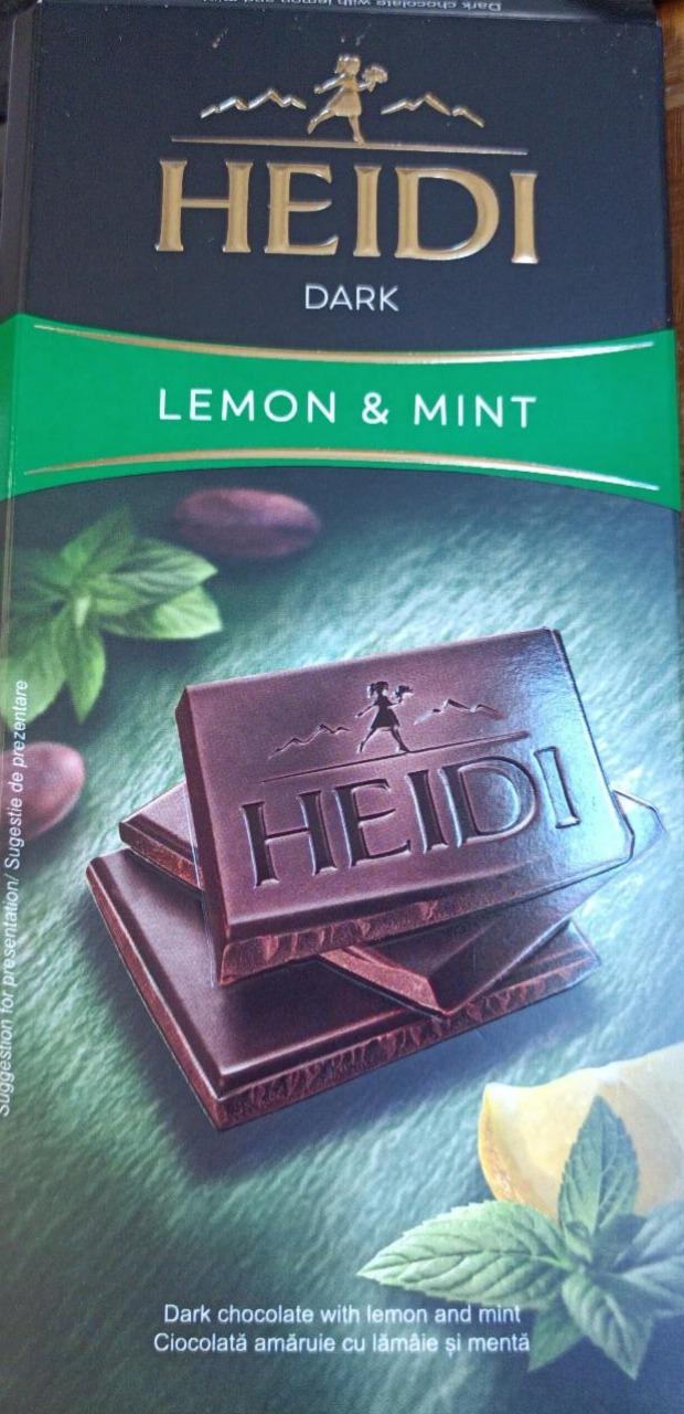 Фото - Шоколад темный с кусочками имбиря и лимона Heidi