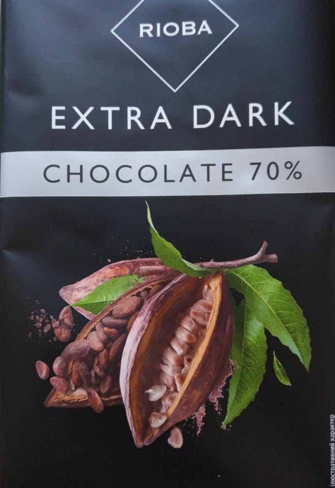 Фото - Шоколад черный Экстра 70% Rioba