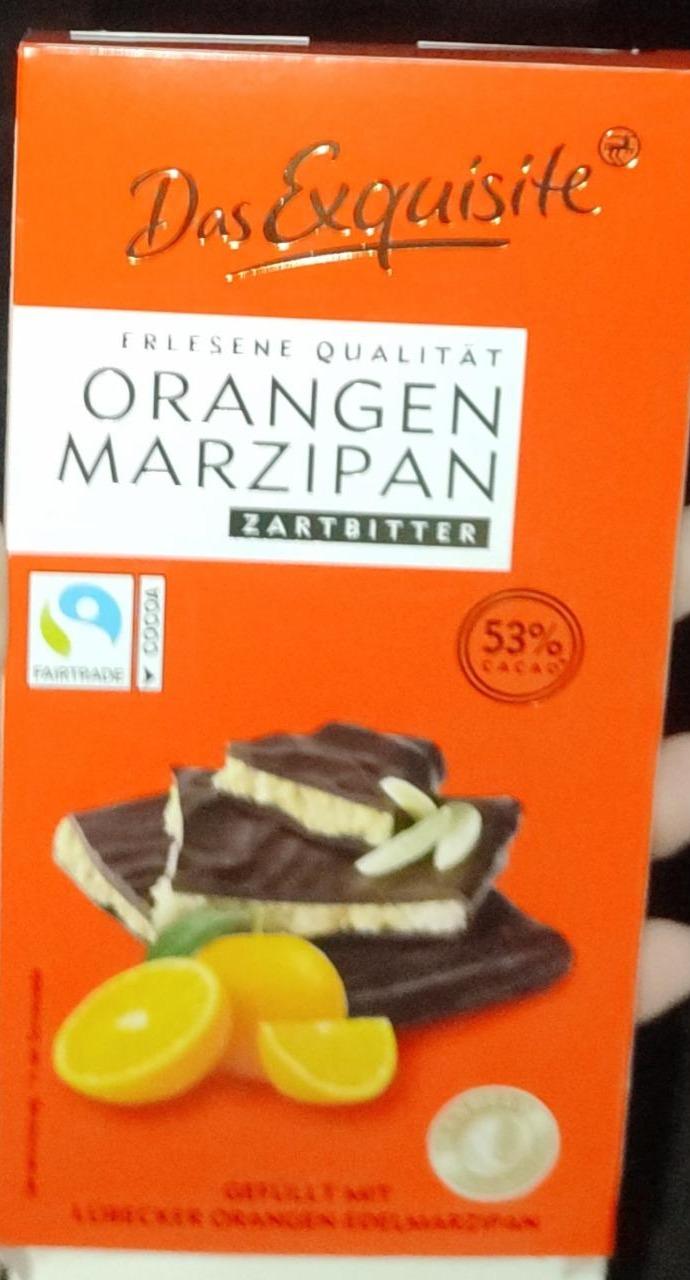 Фото - Шоколад Orangen Marzipan 53% kakao Das Exquisite