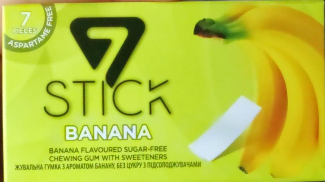 Фото - Жевательная резинка Stick Banana Sugar Free
