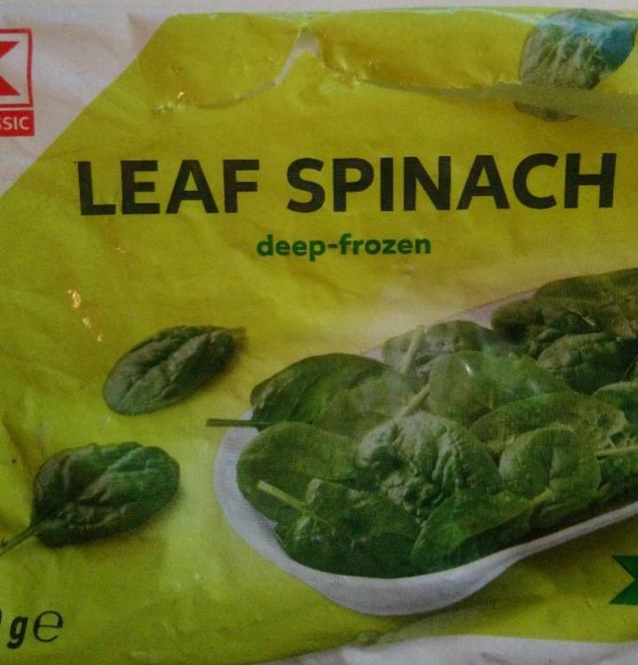 Фото - Leaf Spinach deep-frozen K-Classic