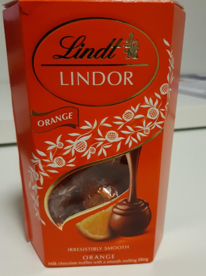 Фото - Milk Orange Truffles Lindt Lindor