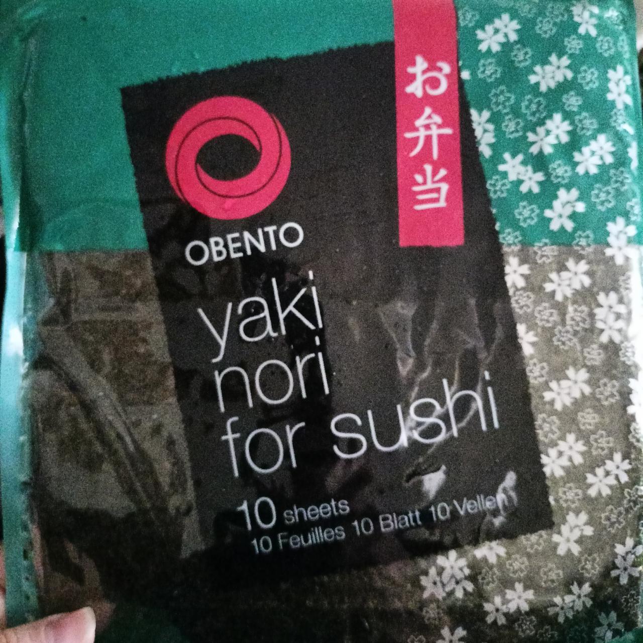 Фото - Меню Yaki Nori for Sushi Sheets Obento