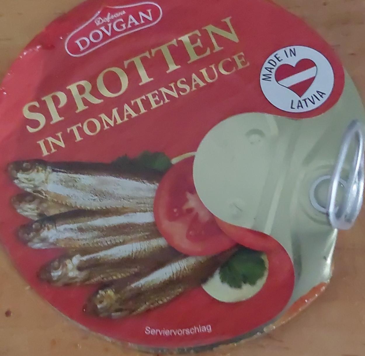 Фото - Шпроты в томатном соусе Sprotten In Tomatensauce Dovgan