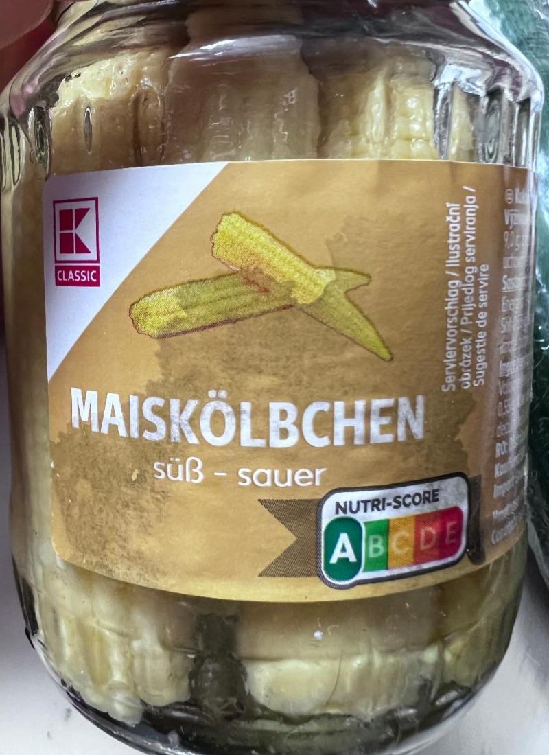 Фото - Початки кукурузы Maiskölbchen süß-sauer K-Classic