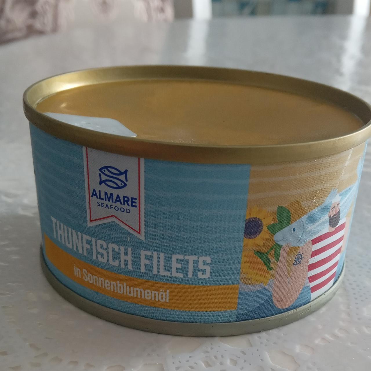 Фото - Тунец в масле Thunfisch Filets Almare Seafood