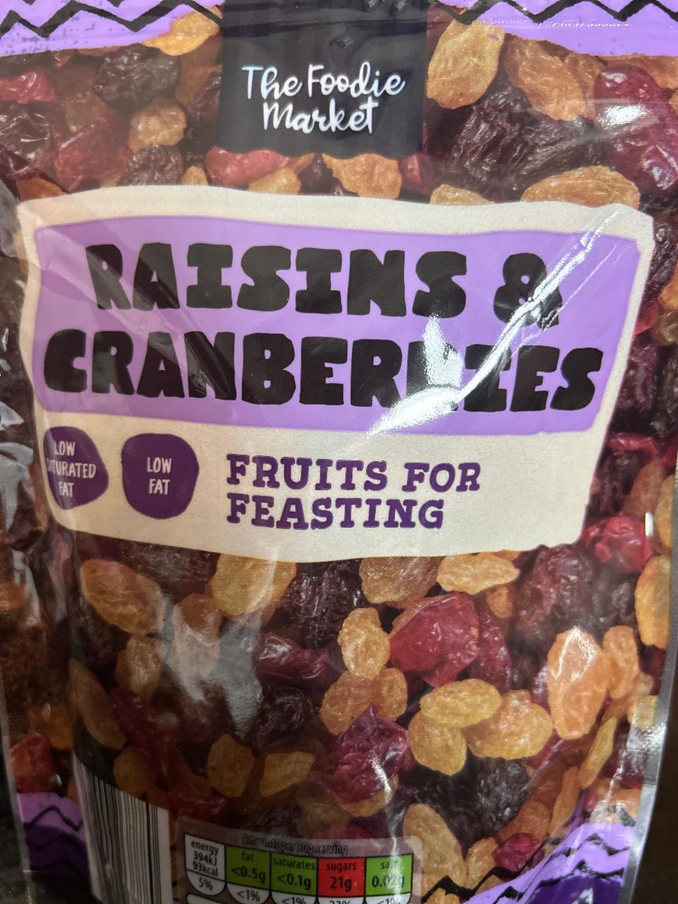 Фото - Flame Raisins and Cranberries The Foodie Market