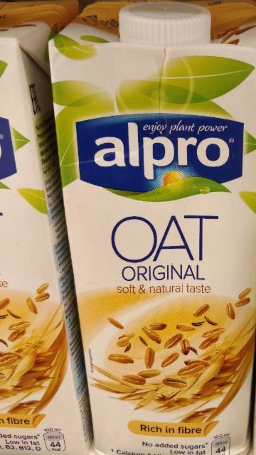 Фото - Молоко овсяное Alpro oat original.