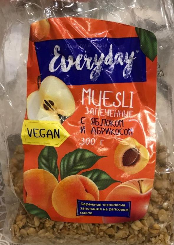 Фото - Мюсли Everyday muesli запеченные с яблоком и абрикосом Vegan