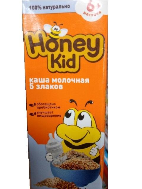 Фото - Каша Honey Kid молочная 5 злаков