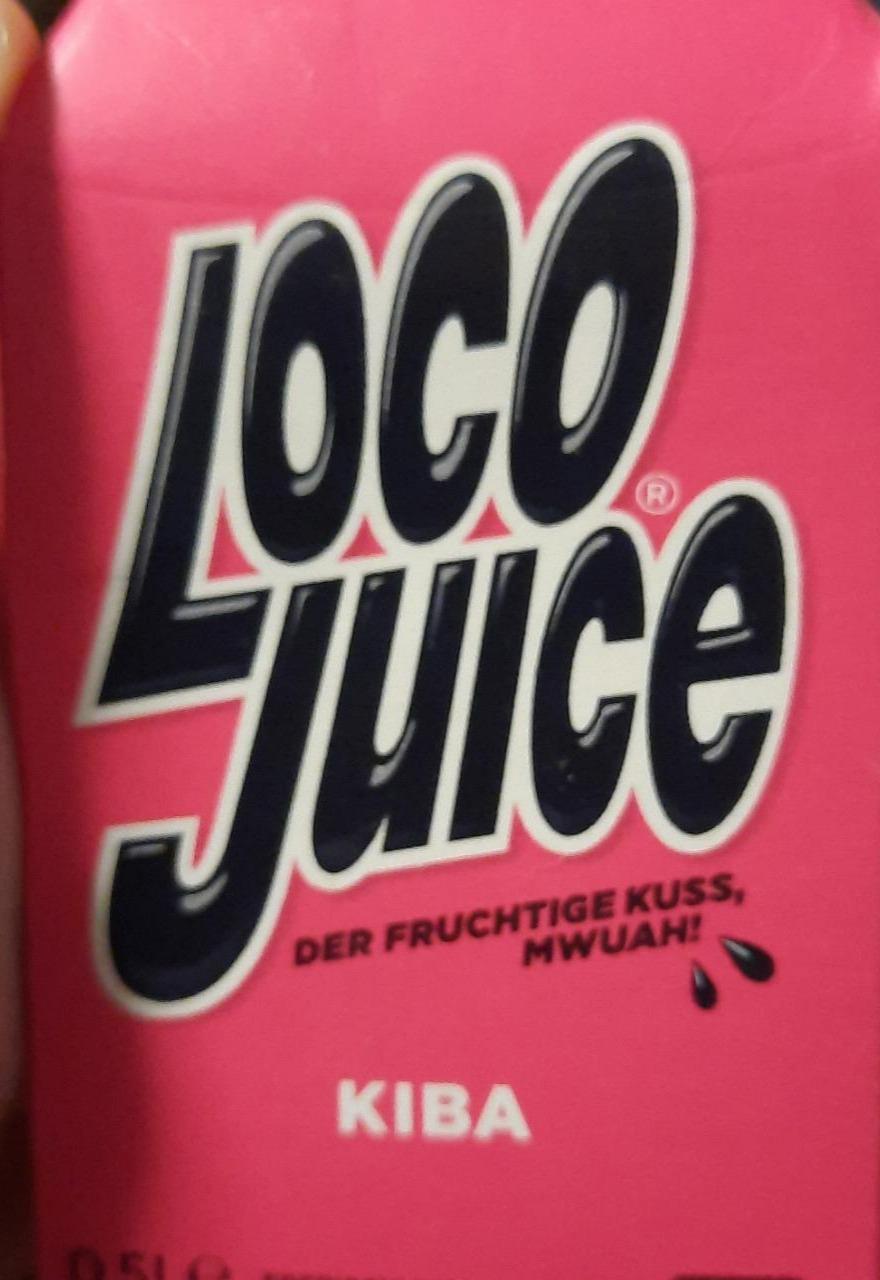 Фото - сок с водой kiba Loco Juice