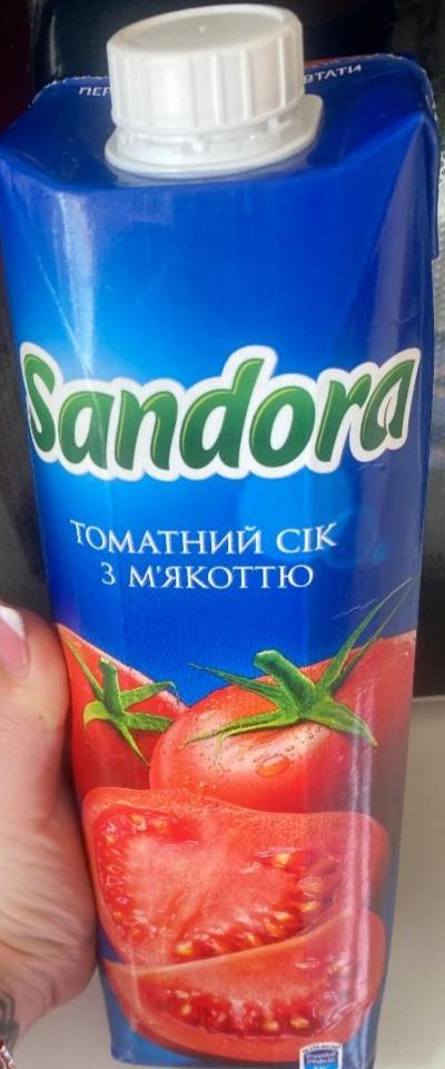 Фото - Сок томатный с мякотью Sandora