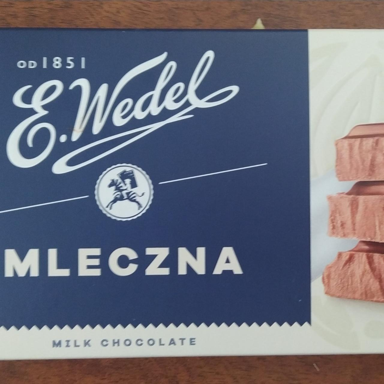 Фото - Шоколад молочный Milk Chocolate E.Wedel
