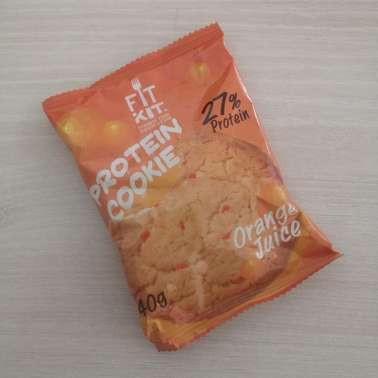 Фото - Protein Cookie Orange Juice Fit Kit