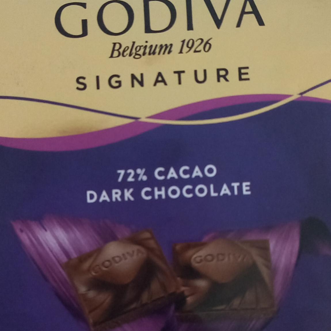 Фото - Шоколад черный 72% Dark Chocolate Godiva