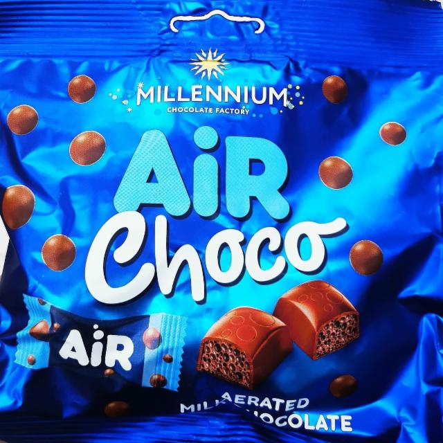 Фото - Конфеты шоколадные молочные с молочной начинкой Air Millennium