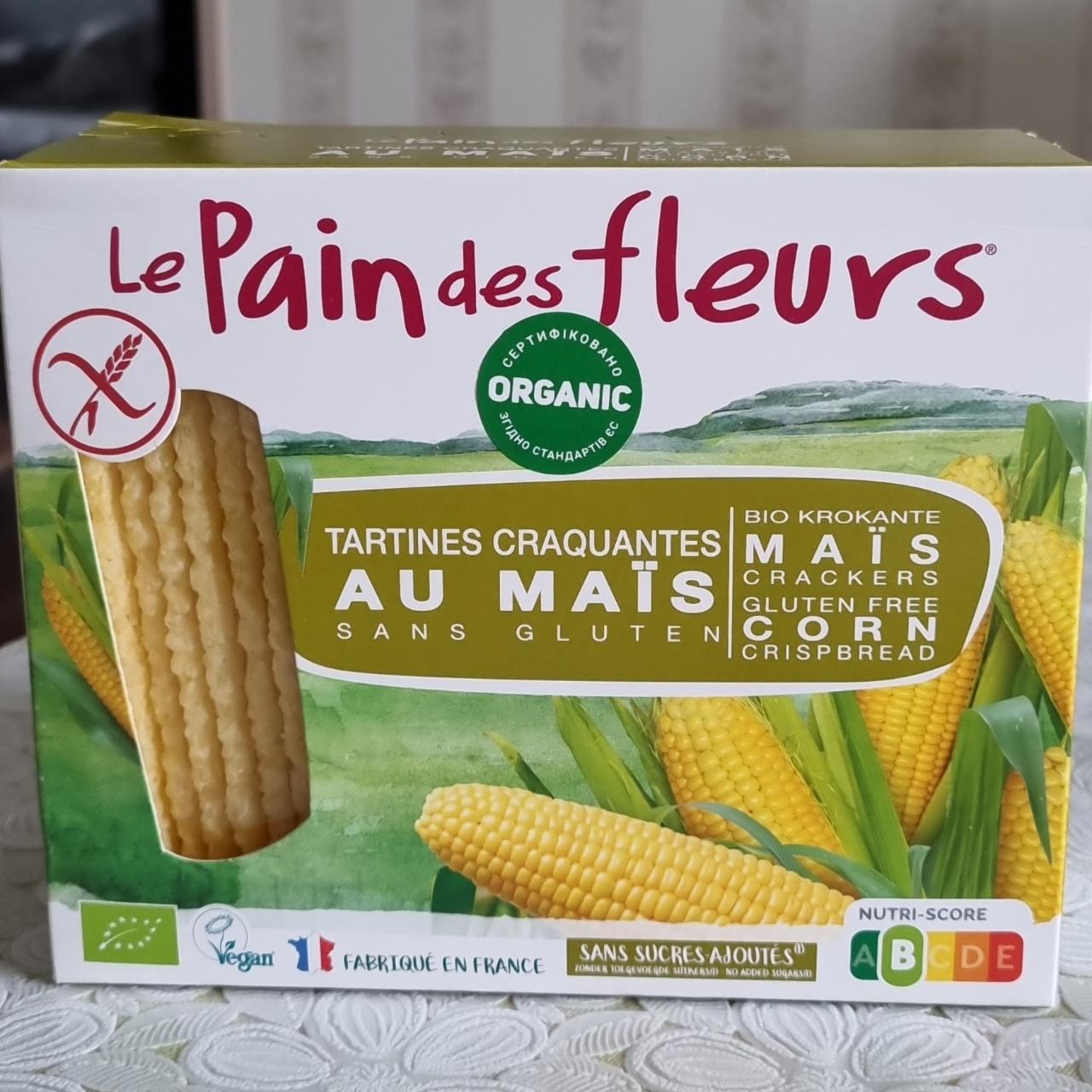 Фото - Хрустящие хлебцы из кукурузы безглютеновые Le Pain Des Fleurs