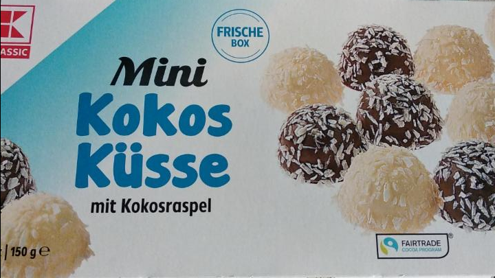 Фото - безе в шоколаде Mini Kokos Küsse K-Classic