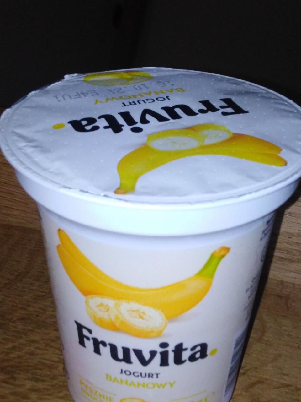 Фото - йогурт с бананом FruVita