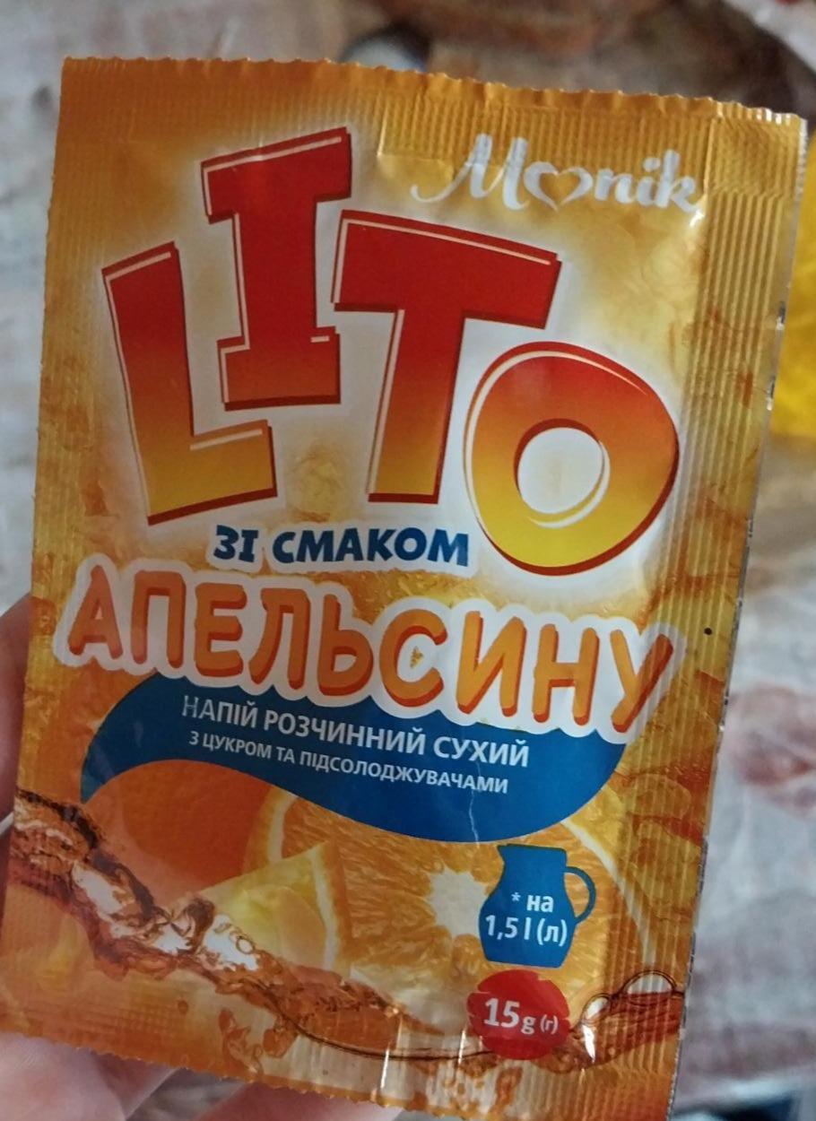 Фото - Напиток растворимый сухой со вкусом апельсина Lito Monik